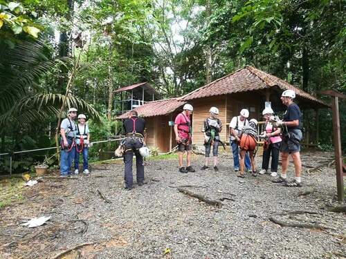 Puerto Caldera Private Zipline Canopy Adventure and Boat Safari Excursion
