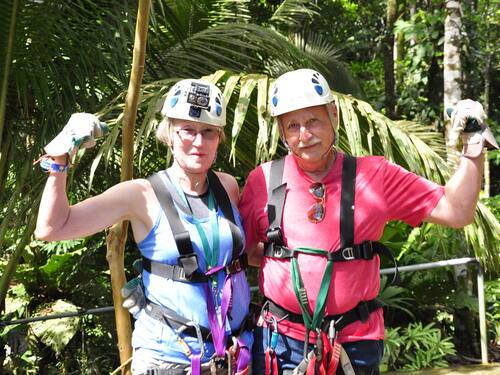 Puerto Limon Private Zip Line Canopy and Tortuguero Jungle River Cruise Excursion