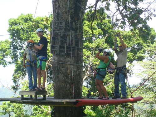 Puerto Limon Private Zip Line Canopy and Tortuguero Jungle River Cruise Excursion