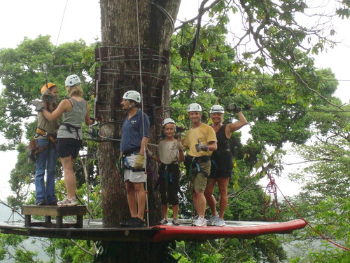 Puntarenas Private Zipline Canopy Adventure and Boat Safari Excursion