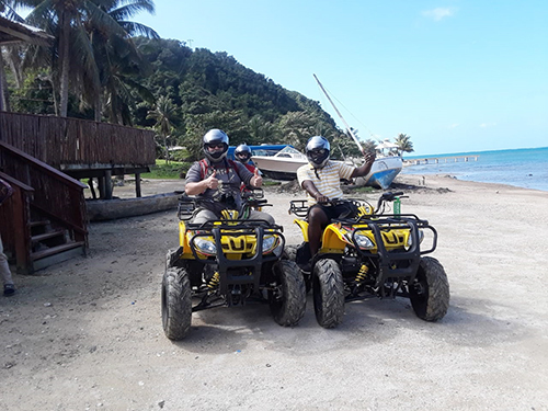 Roatan Honduras Garifuna Village ATV Shore Excursion Booking