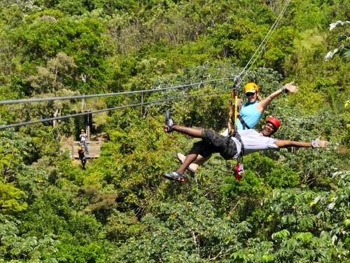 Roatan Honduras zipline and beach Shore Excursion Reservations