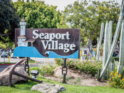 San Diego  California Seaport Village trolley Trip Cost