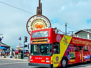 San Francisco City Hop On Hop Off Bus Sightseeing Excursion