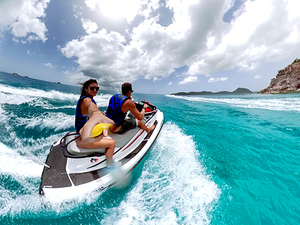 St. John's Antigua Guided Jet Ski Adventure and Beach Excursion