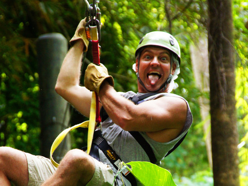 St. Lucia Catamaran Cruise and Zip Line Adventure Excursion