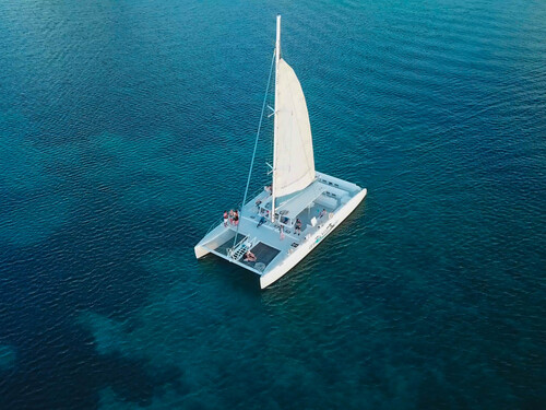 St. Lucia Catamaran Cruise and Zip Line Adventure Excursion