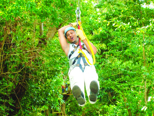 St. Lucia Catamaran Cruise and Zip Line Adventure Excursion