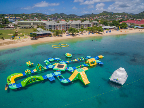 St. Lucia splash island  Day Pass Cost