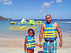 St. Lucia Splash Island Beach Break, Lunch and Water Park Day Pass