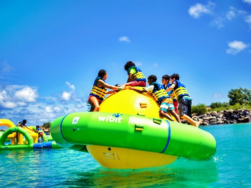 St. Lucia Splash Island Beach Break, Lunch and Water Park Day Pass
