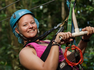 St. Lucia Super Combo Aerial Tram, Trail Hike and Canopy Zip Line Excursion