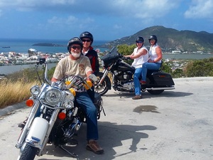 St. Maarten Guided Harley Davidson Motorcycle Sightseeing Excursion