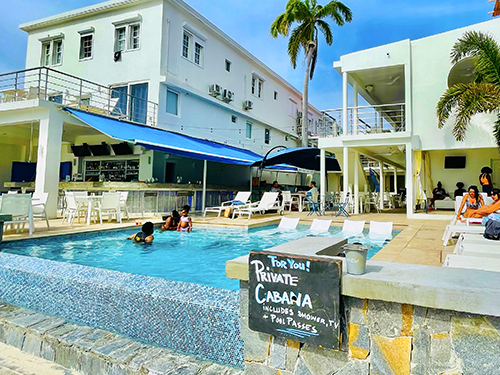 St Maarten Seaview Beach Hotel Private Cabana Day Pass