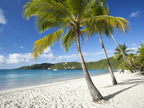 St Thomas  Charlotte Amalie Magen's Beach Cruise Excursion