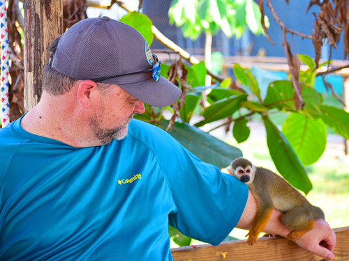 Taino Bay Squirrel Monkey Encounter and 8 Zip Lines Excursion 