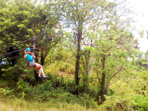 Taino Bay Squirrel Monkey Encounter and 8 Zip Lines Excursion