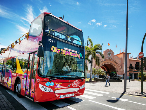 open top bus tour tenerife