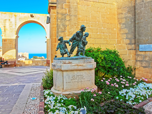 Valletta Malta Barracca Gardens Walking Excursion Booking