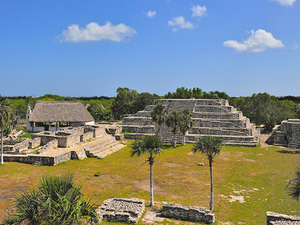 Xcambo Mayan Ruins, Flamingos, Pink Lagoon, and Beach Excursion Combo from Progreso