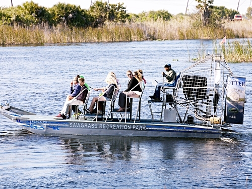 Sawgrass Recreation Park  Everglades Airboat Tours, Florida